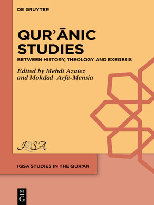 cover image of Qurʾānic Studies